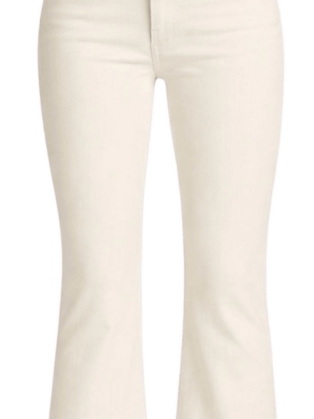 Madewell Cream High Waist Ankle Crop Flare Jeans, Sz 8
